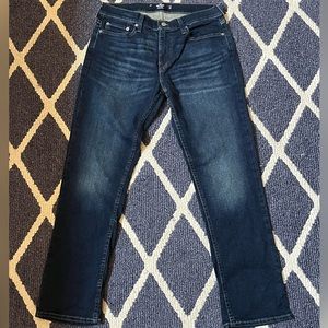 Hollister slim straight dark blue jeans